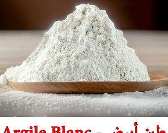Premium quality 100% pure and natural cosmetic white clay powder | Kaolin clay with no added fragrances or preservatives