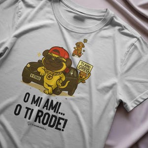 T-shirt “O mi ami... O ti rode!” – CaneMalefico | Maglietta divertente unisex in cotone