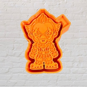 Scary Clown Halloween Silicone Mold - Freshie Mold, Silicone Molds, Molds for Freshies, Wax Mold, Aroma Bead Mold