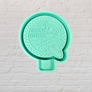 Get in Losers Skeleton Halloween Silicone Mold - Freshie Mold, Silicone Molds, Molds for Freshies, Wax Mold, Aroma Bead Mold