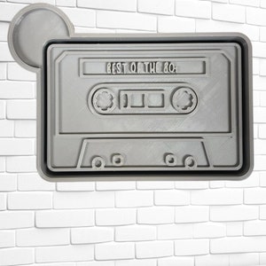 Cassette Tape Silicone Mold for Aroma Beads, Freshies, Resin Art, Wax Melts, Soap Making, Made in USA
