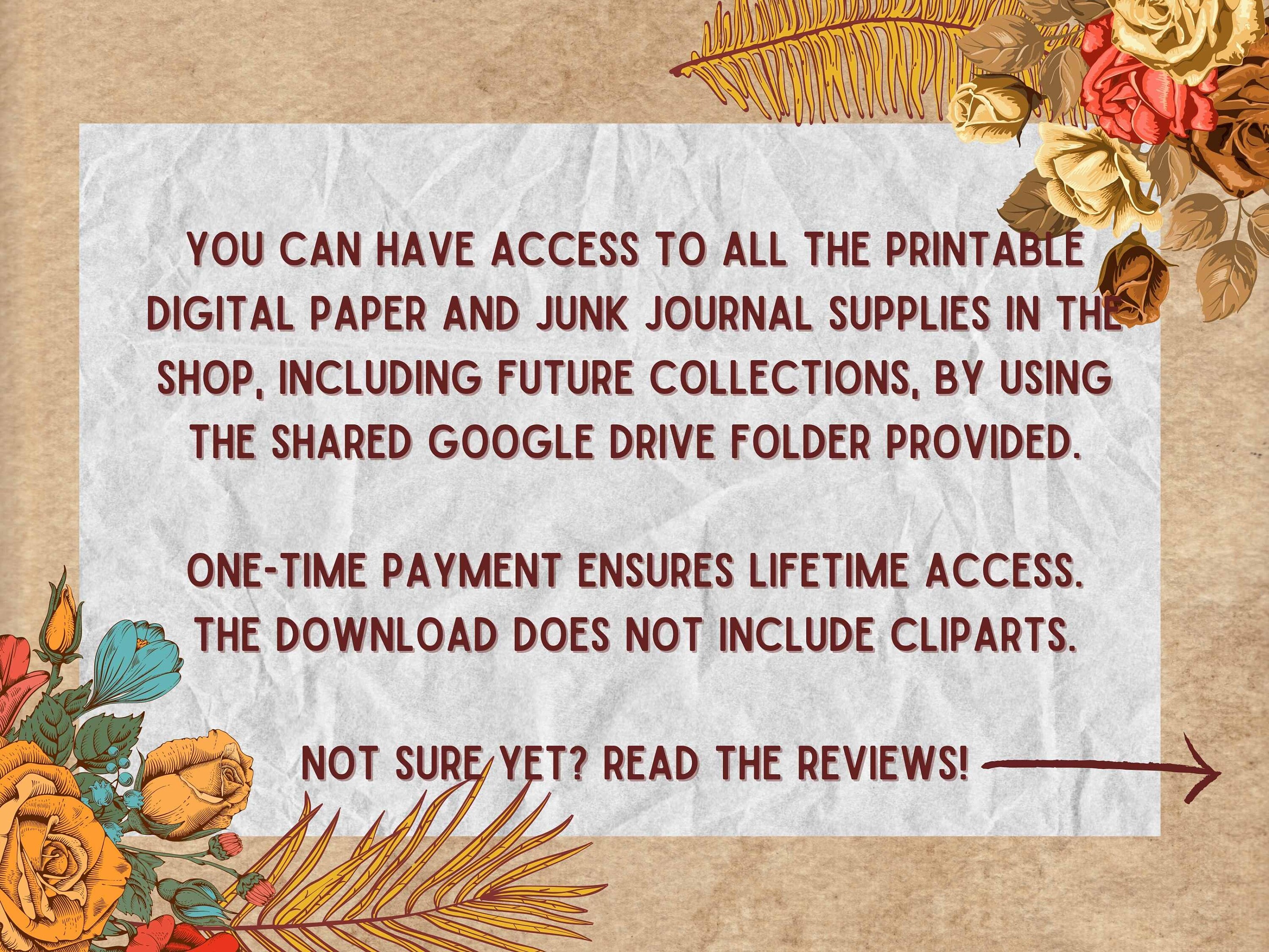 22,000+ Digital Paper Mega Bundle: Junk Journal & Scrapbook (commercial ...