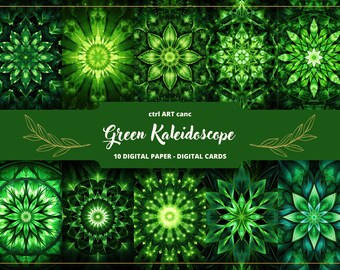 Kaleidoscope Background Mandala Digital Paper Printable Kaleidoscope Instant Download Printable Paper for Junk Journal Paper for Scrapbook