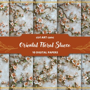 Japanische Blumen Dekor Seiten Sakura Floral Journal Seiten Sakura Seiten Japanisches Junk Journal Sammelalbum Floral Printable Digital Kit Blume