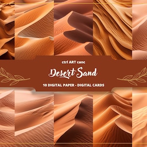 Desert Sand Printable, Desert Digital Paper, Sand Digital Paper, Sahara Paper, Digital Download, Scrapbooking, Collage, Junk Journal