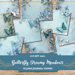 Junk Journal Butterflies in Lace Junk Journal Butterflies in Lace