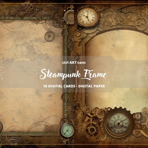 10 Steampunk Printable, Steampunk Journal, Steampunk Journal Page ...
