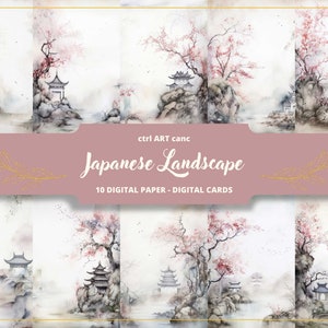 Japanse kunst aan de muur Japanse afdrukbare landschap Zen foto voor muur Japanse decor kunst cadeau Japanse muur kunst voor Joga Dojo kunst