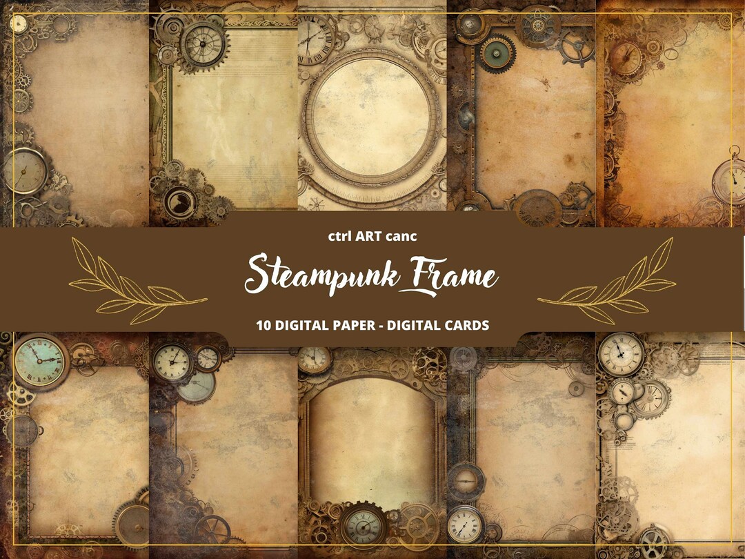 10 Steampunk Printable, Steampunk Journal, Steampunk Journal Page ...