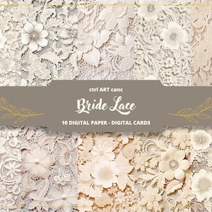 Carta digitale in pizzo Download istantaneo Carta per scrapbook Junk Journal Carta stampabile per kit Junk Journal Decorazione in pizzo vintage stampabile
