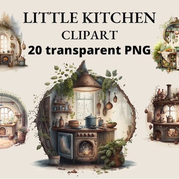 20 Little Kitchen Clip Art, Kitchen Drawing, Fantasy Drawings, Fairy Kitchen, Mini Kitchen, PNG, Clipart, transparent PNG, Clip Art