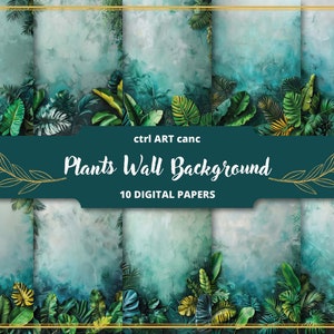 Plantas tropicais papel de escrita carta papel tropical plantas verdes digital impressão design fundo digital papel scrapbook kit