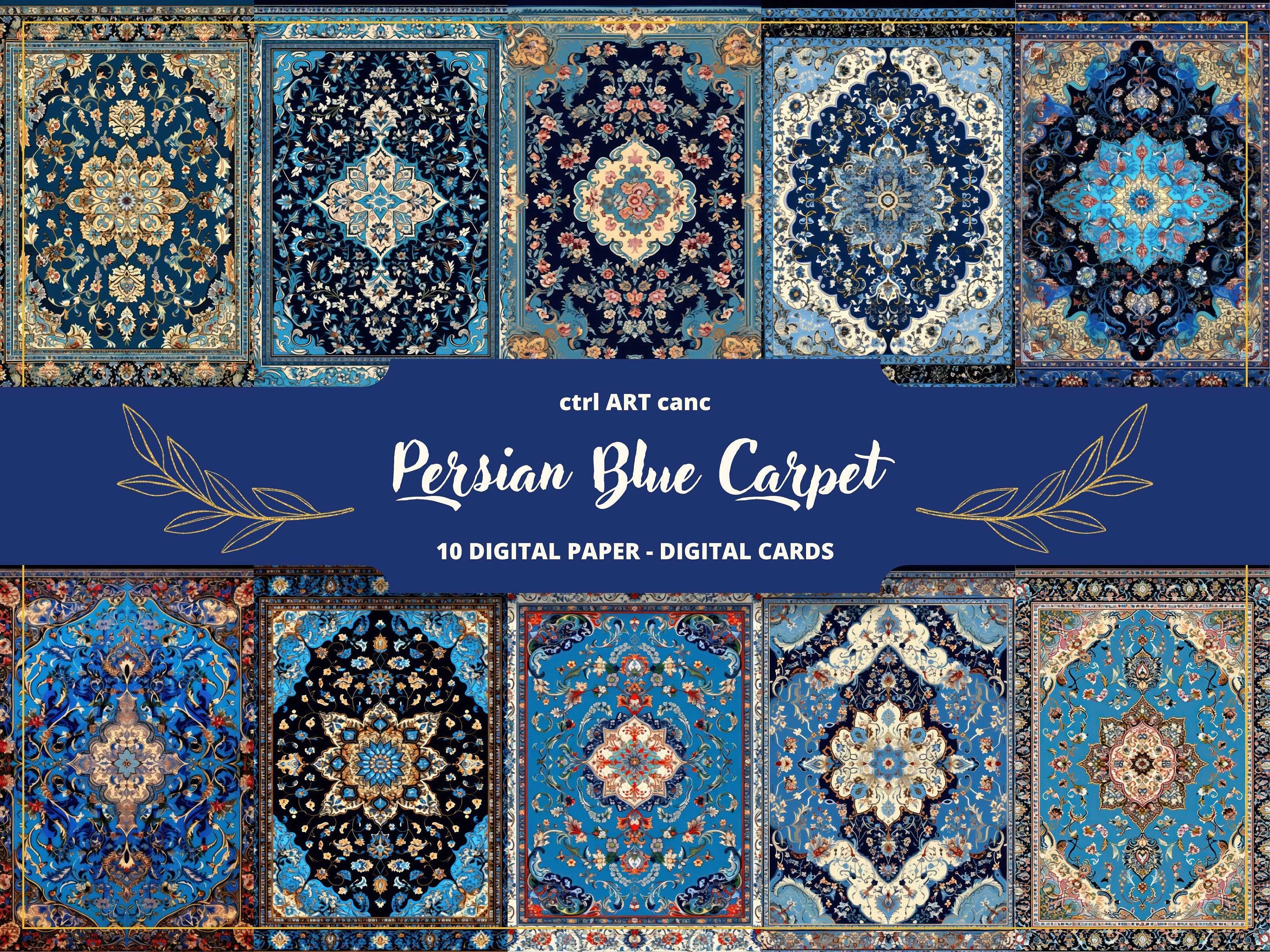 Tapis Oriental Persan à Motif - Dimensions 215x140 Cm - Épaisseur 1 Cm - Occasion
