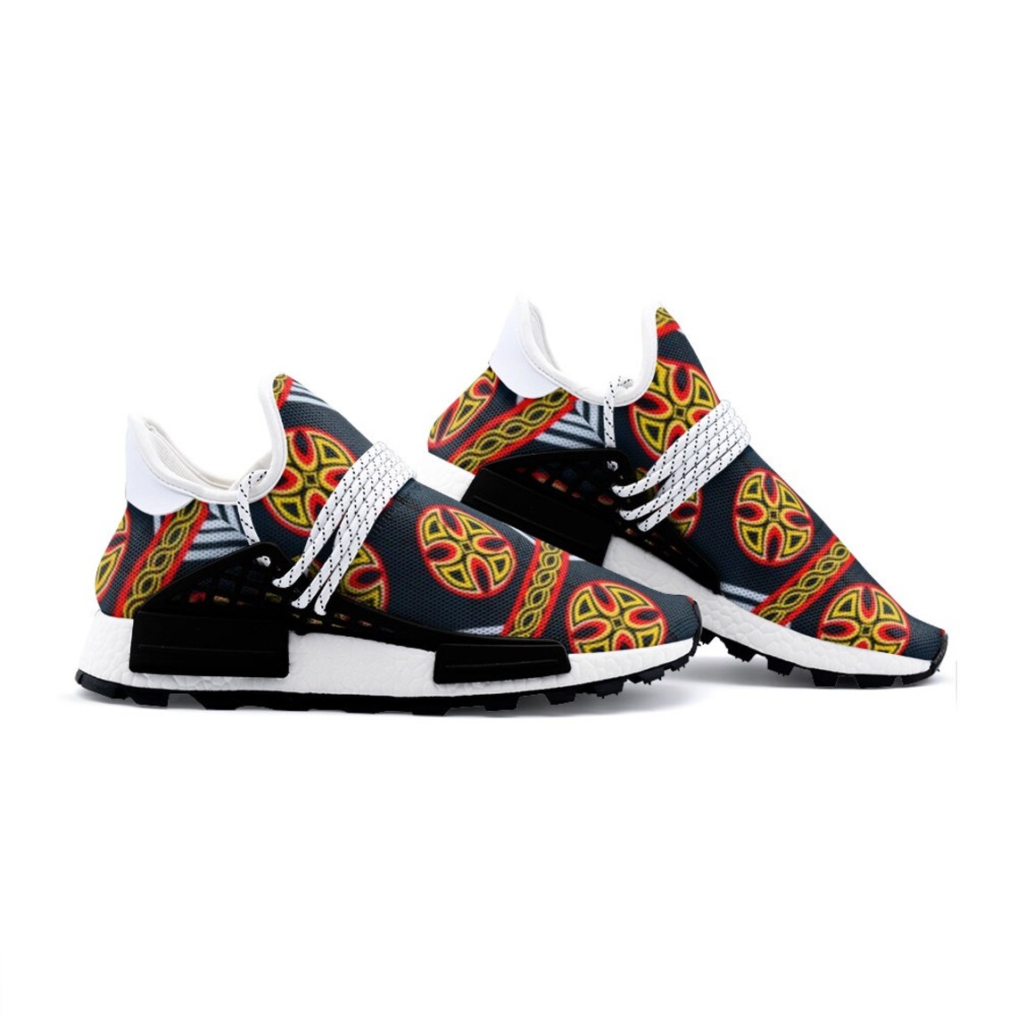 Pattern Print Taco Black Sneaker Shoes For Men Women main image 1