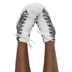 HE Zebra high top Women’s shoes