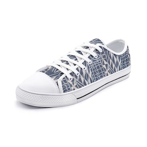 Unisex Low Top Afro print Ndop Shoes