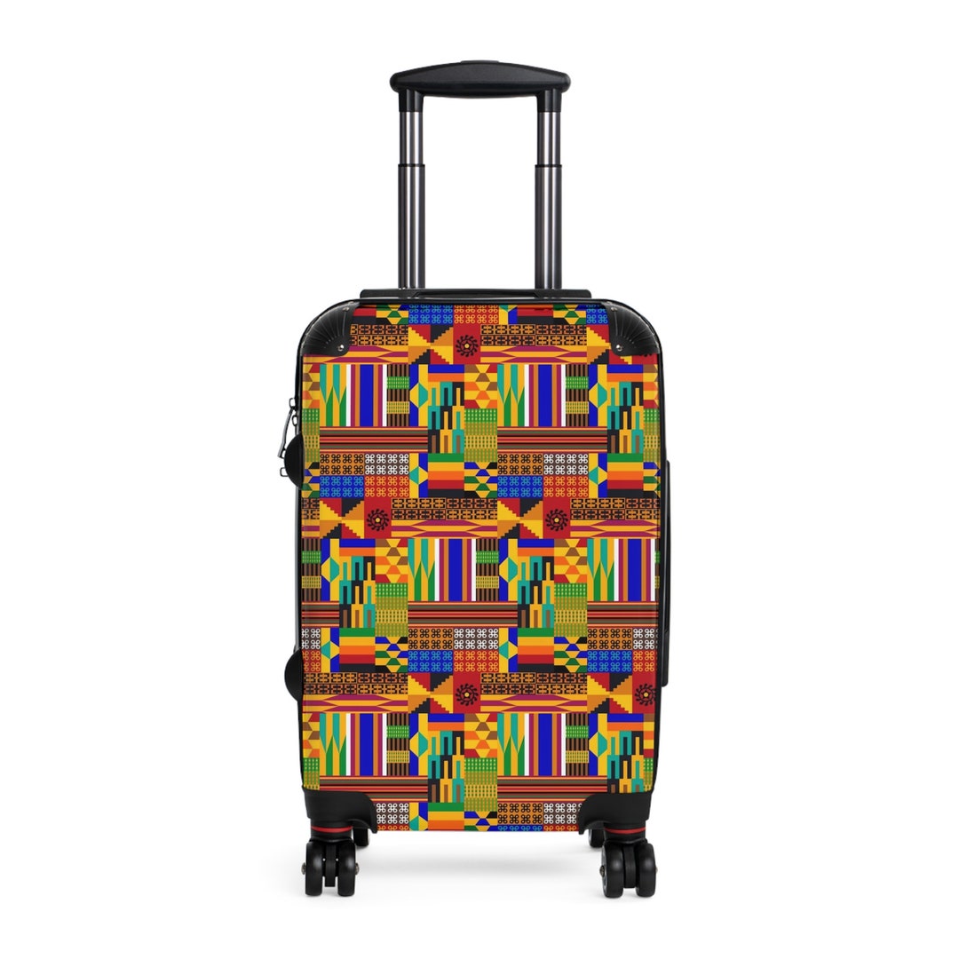 Afro Print Ghana Suitcase Etsy