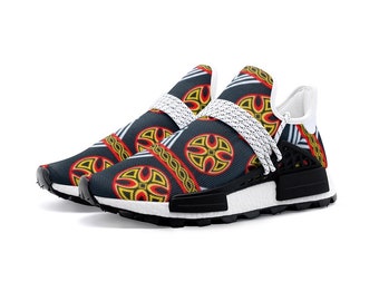Unisex Lightweight Sneaker Afro print Toghu