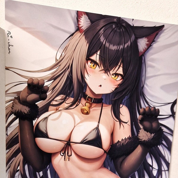 Come join me Nyan - Cat girl series A5,A4,A3 prints  [Original]