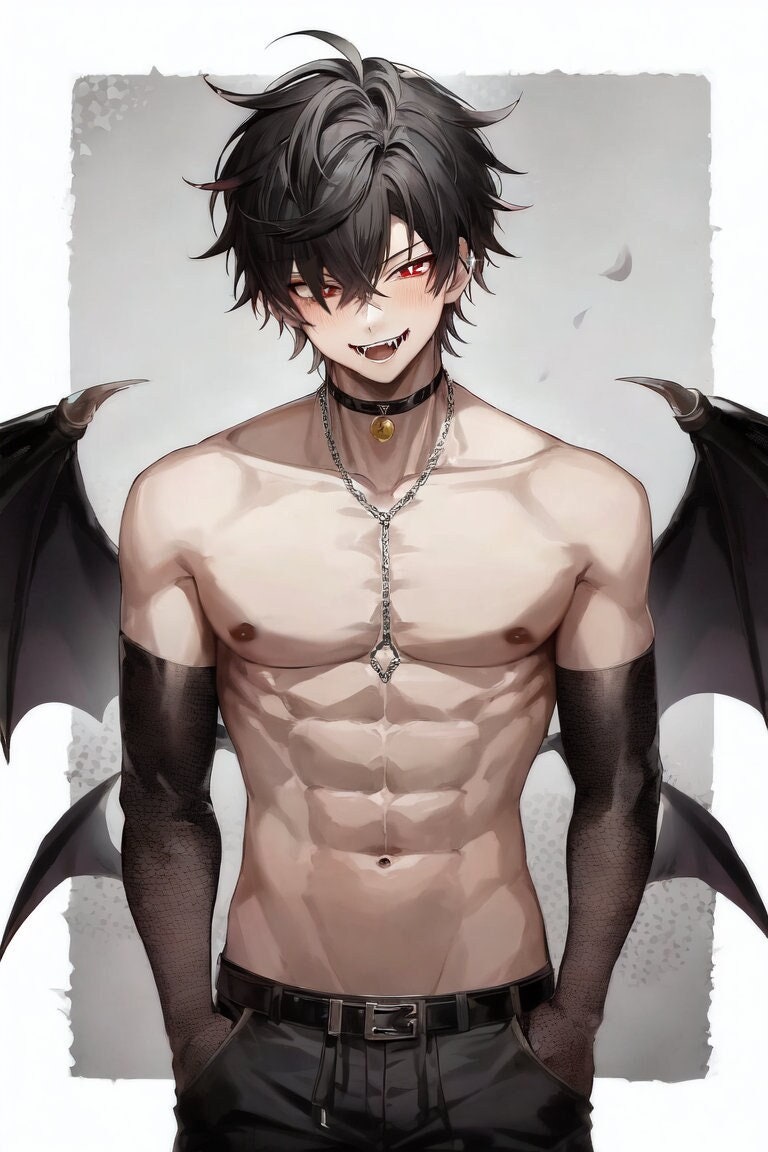 Download Black Anime Pfp Of Demon Boy Wallpaper  Wallpaperscom