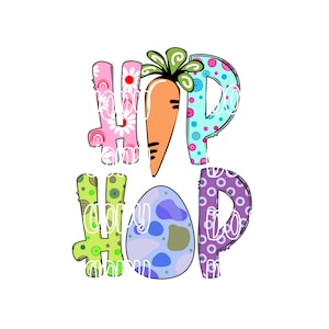 Hip Hop, Easter Hip Hop, Ready to press sublimation transfer, Sublimation Transfer only,