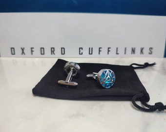 Iron Man Stark Arc Reactor Marvel Cufflinks.