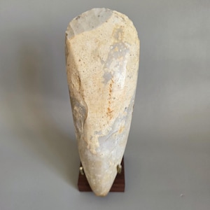 Large Neolithic Polished Axe Head From Oise, Northern France "Flint"