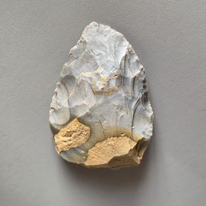 Middle Palaeolithic Handaxe / Biface. From Pierrepont, Calvados - France. Neanderthal