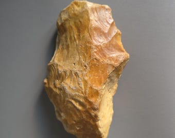 English Lower Palaeolithic Flint Handaxe From Hampshire, Britain. UK Stone Age