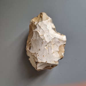 English Lower Palaeolithic Flint Handaxe From Ashmore, Dorset, England. UK Stone Age
