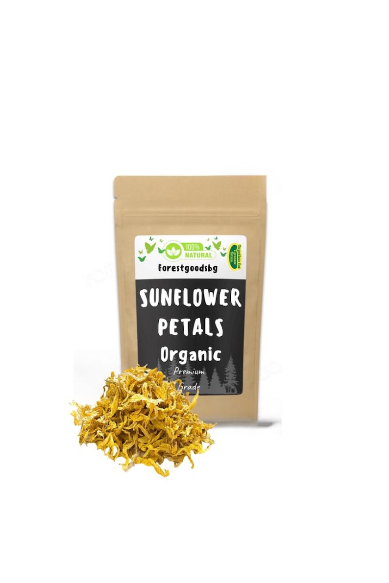Sunflowr Tea Organic Dried Sunflower Petals,helianthus Annuus,natural Herbal Tea ...