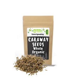 Organic Caraway Seed,Carum Carvi, Whole Seeds,Spice & Herb,Organic Whole Spice,Caraway Herb,Whole Caraway Seed Whole Spice, Aromatic Herb