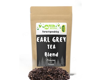 Té Earl Grey orgánico: té negro de hojas sueltas con bergamota