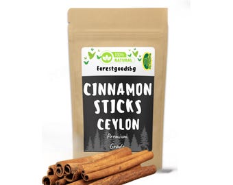 Organic Ceylon Cinnamon Sticks: Natural Tea Spice