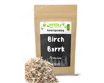 Bio-Birkenrinde (Betula Pendula): Kräutertee, Naturheilmittel für Kunsthandwerk, Birkenrindentee, Naturheilmittel