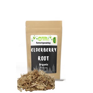 Elderberry Root cuts (Sambucus Ebulus) | Sustainably Wildcrafted | Herbal Crafting, Tea Blends, Botanical Remedies | DIY Projects Ritual