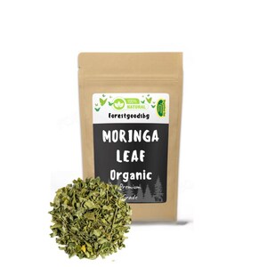 Organic Moringa Leaf (Moringa oleifera) – Nutrient-Dense Superfood for Energy & Wellness , Tea and Smoothies