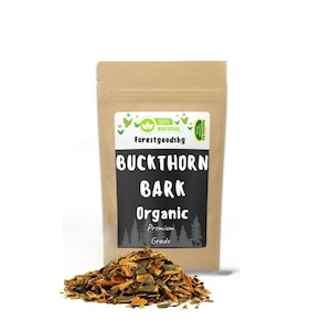 Organic Buckthorn Bark,Frangula Alnus,Wildcrafted Dried Herb for Tea & Wellness,Buckthorn Bark for Herbal Infusions,cascara sagrada