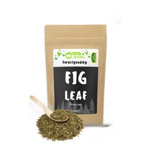 Vijgeblad, ficus carica, biologisch gedroogd vijgeblad, perfect voor kruidenmengsels, veelzijdig kruideningrediënt, natuurlijke vijg, biologisch vijgeblad, vijgebladeren