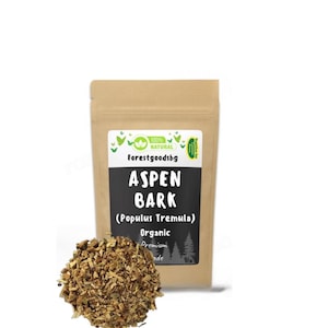 Organic Aspen Bark | Populus Tremula | Natural Dye & Craft Material | Sustainable Woodland Harvest