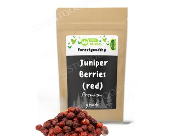 Bagas de zimbro orgânicas secas (Juniperus oxycedrus): Chá culinário e de ervas