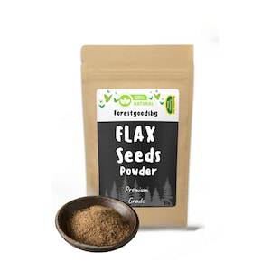 Flax Seeds Powder | Organic Superfood for Healthy Fats & Omega-3 Rich Nutrition | Ground Flaxseed Bulk for Optimal Health