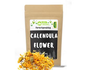 Organic Calendula Petals,Marigold Tea,Herbal Wellness Flower,Dried Calendula Flower,Calendula Officinalis,Dried calendula for remedies