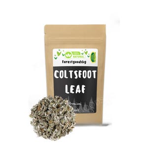 Organic Coltsfoot Leaf | Tussilago Farfara | Dried Botanical Specimen | Craft & Tea Herb,organic dried herbs, cough support, herbal tea,