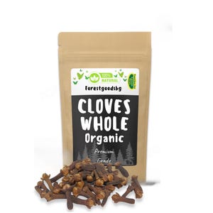Organic Whole Cloves,Syzygium Aromaticum,Natural Clove Spice for Remedies,Dried cloves,Cloves for remedies,Clove wellness tea