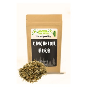 Cinquefoil Herb (Potentilla Raptans) - Dried Herbal Tea, Natural Remedy, Herbal Supplements, Relaxing & Soothing Benefits