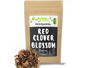 Red Clover Blossom,Organic Wildcrafted,Red Clover Tea,Trifolium Pratense,Organic Herbal Tea,Natural Herbal Tea,Dried Red Clover Blossom