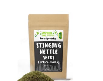 Organic Nettle Seeds | Urtica Dioica | Mineral-Rich Superfood | Salad & Smoothie Topper | Culinary Seeds | Dried seeds | herb