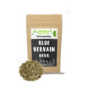 Biologische blauwe ijzerhard, verbena officinalis, gedroogd ijzerkruid voor thee en remedies, natuurlijke wellness-ijzerkruid, gedroogde ijzerhard voor remedies