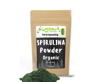 Organic Spirulina Powder,Arthrospira Platensis,Nutrient-Rich Superfood,Premium Blue-Green Algae,Spirulina Superfood Powder